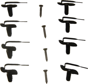 Tail Light Bezel Clip Kit 69-72 Chevy & GMC Pickup & Suburban