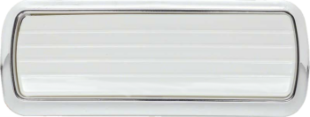 Chrome dome light assembly w/o wiring