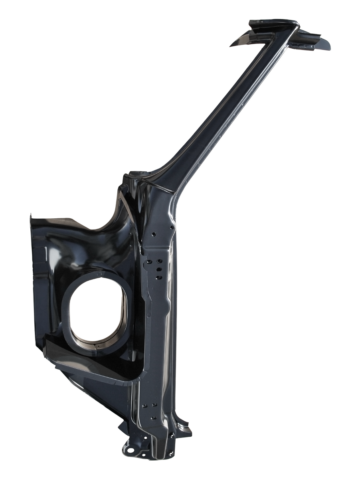 67-72 COMPLETE A PILLAR ASSEMBLY WITH COMPLETE KICK PANEL, LH