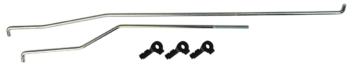 67-72 LOCK AND RELAY ROD SET, W/CLIPS, 5PC, RH
