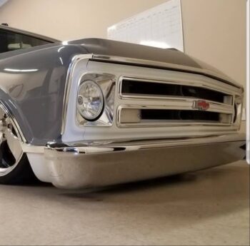 67-72 Chevy/GMC C10 Truck Fender Emblems Pair – LH & RH C/10 With Fasteners (1969 Style)